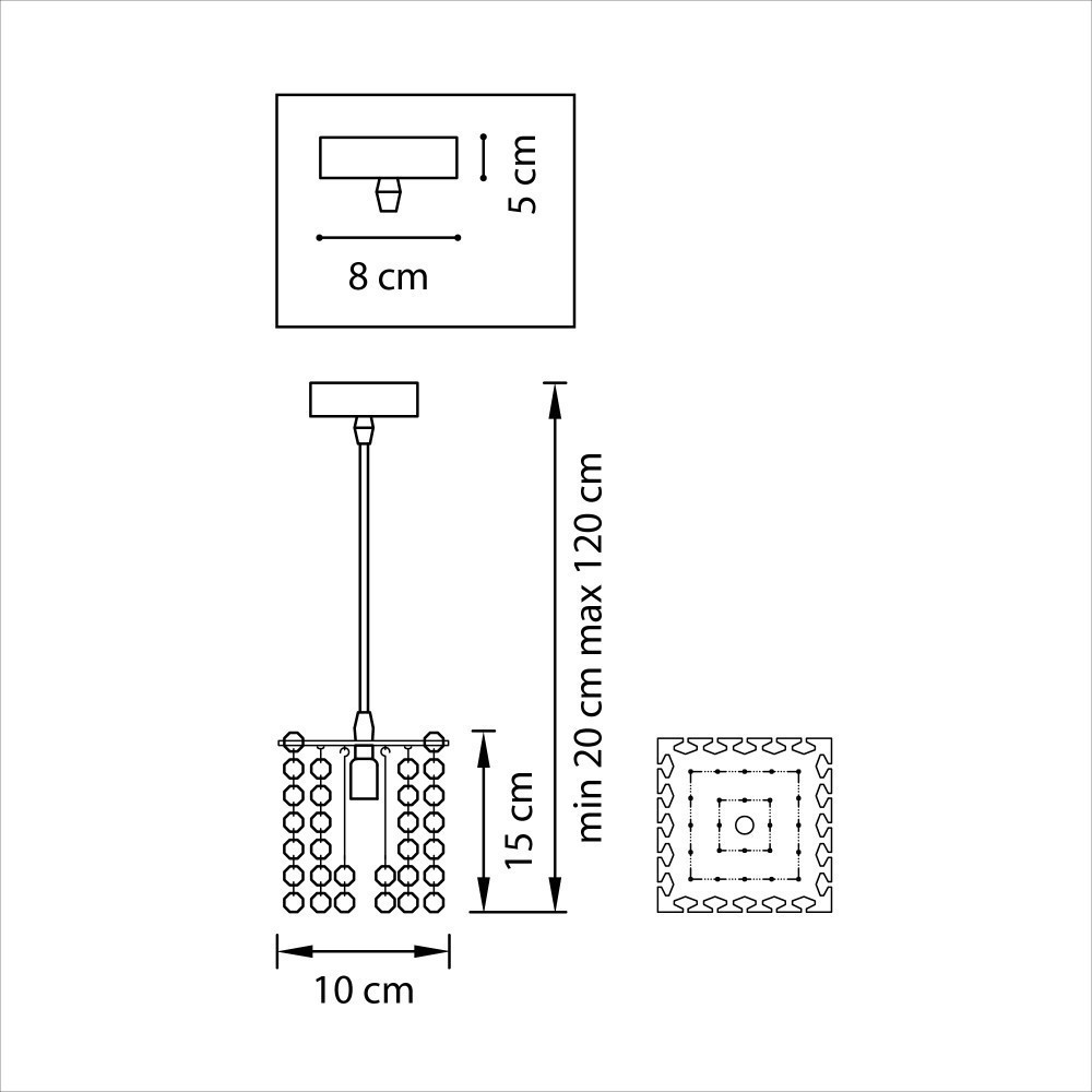 Lightstar (9957/1.8) Подвес CRISTALLO 1х40W G9 ХРОМ (в комплекте) Lightstar (9957/1.8) Подвес CRISTALLO 1х40W G9 ХРОМ (в комплекте)