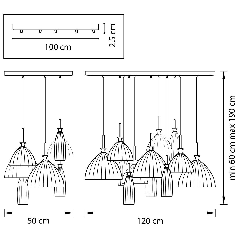 Lightstar (MD5011В-12М) Подвес AGOLA 12х40W E14 ХРОМ/СЕРЫЙ (в комплекте) Lightstar (MD5011В-12М) Подвес AGOLA 12х40W E14 ХРОМ/СЕРЫЙ (в комплекте)